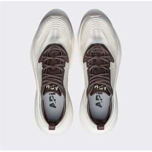 APL Streamline Sneakers - Pristine / Chocolate / White Sz 7